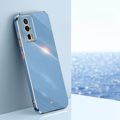 XINLI Straight Edge 6D Electroplate TPU Phone Case, For vivo Y02 4G, For Xiaomi Redmi K60, For Xiaomi Redmi K60E