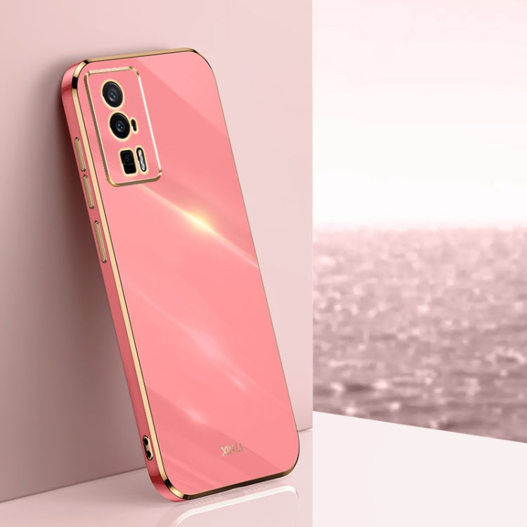 XINLI Straight Edge 6D Electroplate TPU Phone Case, For vivo Y02 4G, For Xiaomi Redmi K60, For Xiaomi Redmi K60E