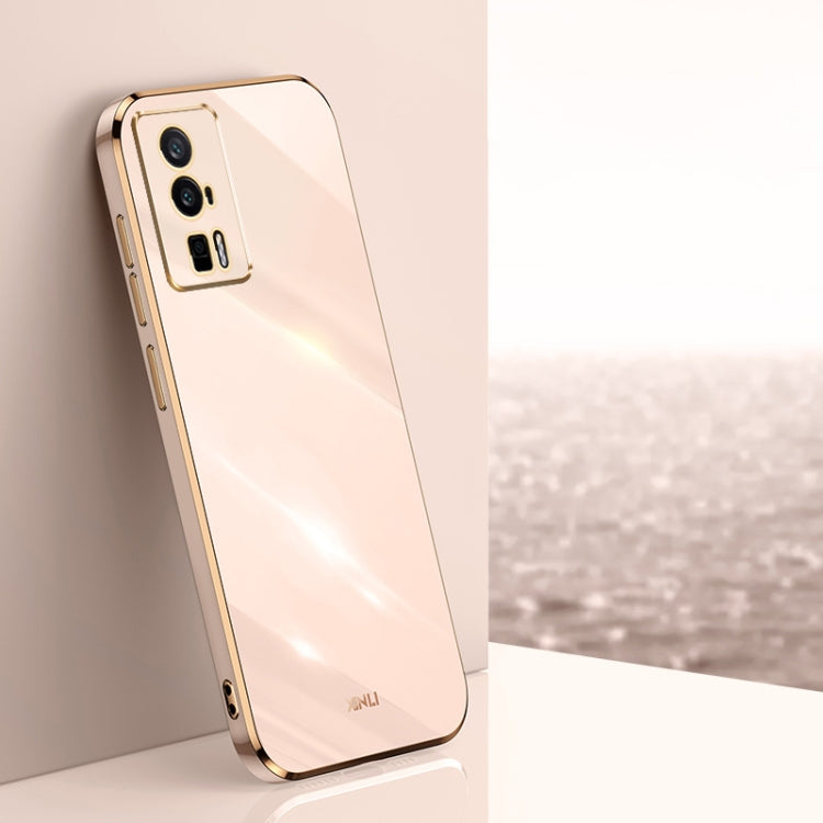 XINLI Straight Edge 6D Electroplate TPU Phone Case, For vivo Y02 4G, For Xiaomi Redmi K60, For Xiaomi Redmi K60E