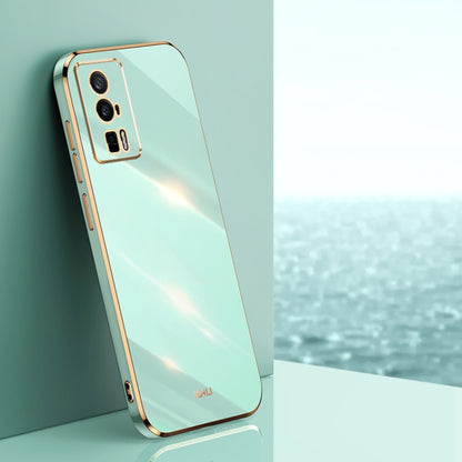 XINLI Straight Edge 6D Electroplate TPU Phone Case, For vivo Y02 4G, For Xiaomi Redmi K60, For Xiaomi Redmi K60E