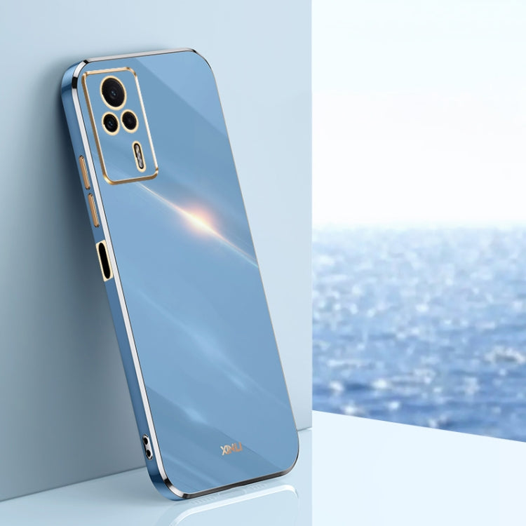 XINLI Straight Edge 6D Electroplate TPU Phone Case, For vivo Y02 4G, For Xiaomi Redmi K60, For Xiaomi Redmi K60E