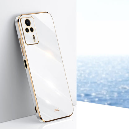 XINLI Straight Edge 6D Electroplate TPU Phone Case, For vivo Y02 4G, For Xiaomi Redmi K60, For Xiaomi Redmi K60E
