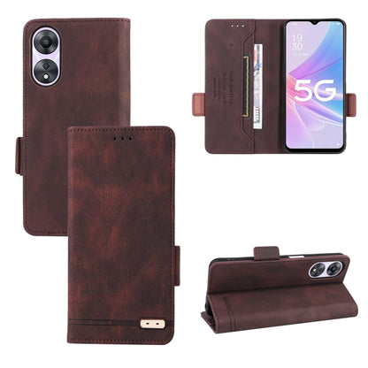 Magnetic Clasp Leather Phone Case, For Realme 10 Pro, For Realme 10 Pro+, For Fujitsu Arrows N F-51C, For OPPO A58 5G