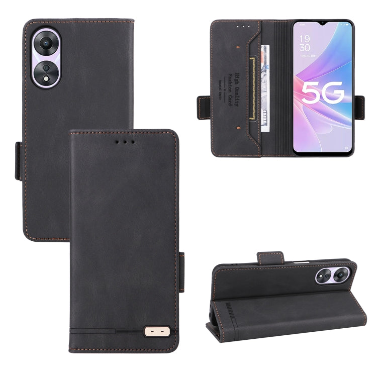 Magnetic Clasp Leather Phone Case, For Realme 10 Pro, For Realme 10 Pro+, For Fujitsu Arrows N F-51C, For OPPO A58 5G