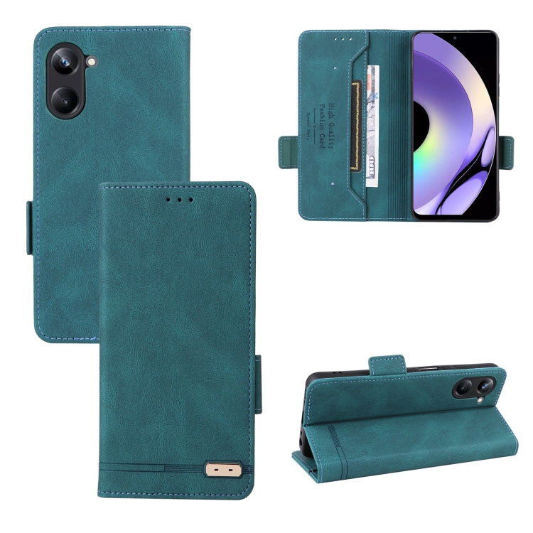 Magnetic Clasp Leather Phone Case, For Realme 10 Pro, For Realme 10 Pro+, For Fujitsu Arrows N F-51C, For OPPO A58 5G