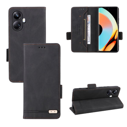 Magnetic Clasp Leather Phone Case, For Realme 10 Pro, For Realme 10 Pro+, For Fujitsu Arrows N F-51C, For OPPO A58 5G