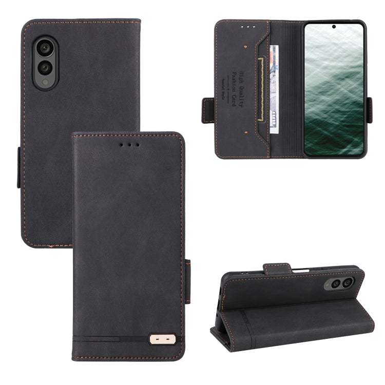 Magnetic Clasp Leather Phone Case, For Realme 10 Pro, For Realme 10 Pro+, For Fujitsu Arrows N F-51C, For OPPO A58 5G