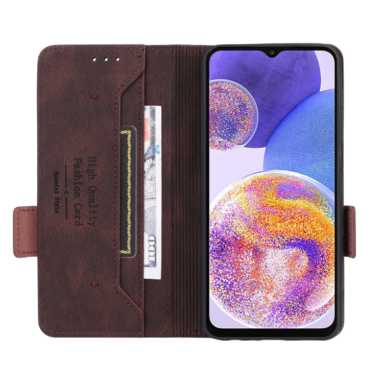 Magnetic Clasp Leather Phone Case, For Samsung Galaxy A23e 5G / A23 5G, For OPPO Reno9 Pro+ 5G, For Samsung Galaxy A34 5G, For Samsung Galaxy A54 5G