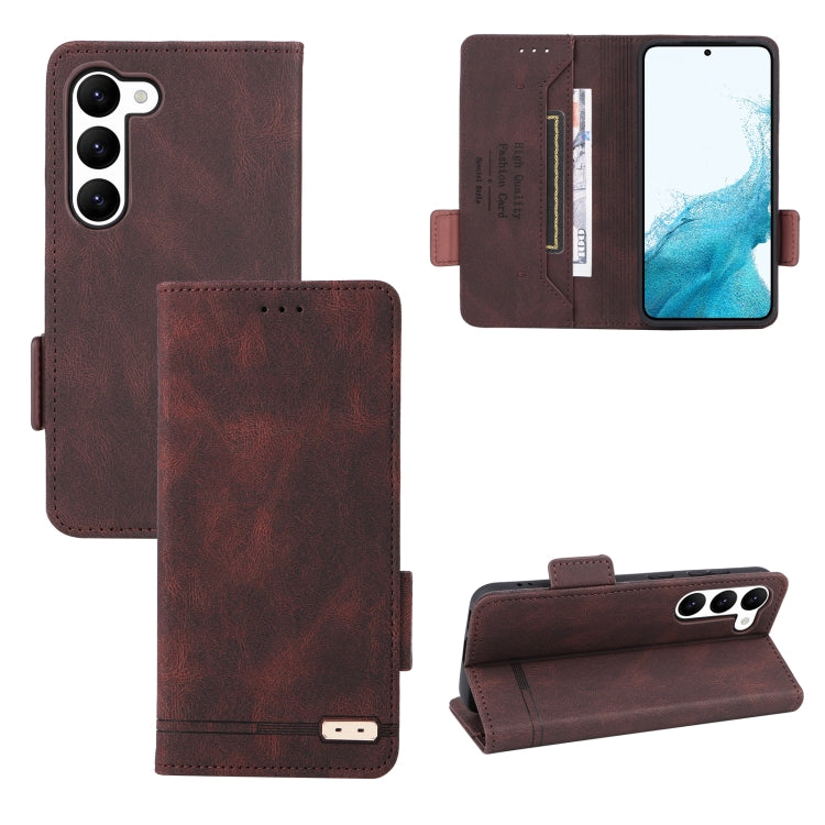 Magnetic Clasp Leather Phone Case, For Samsung Galaxy S23 5G, For Samsung Galaxy S23+ 5G, For Samsung Galaxy S23 Ultra 5G, For ZTE Libero 5G III