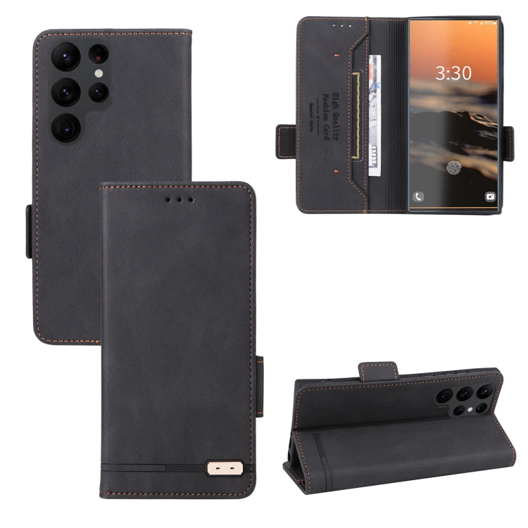 Magnetic Clasp Leather Phone Case, For Samsung Galaxy S23 5G, For Samsung Galaxy S23+ 5G, For Samsung Galaxy S23 Ultra 5G, For ZTE Libero 5G III