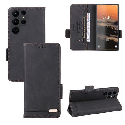 Magnetic Clasp Leather Phone Case, For Samsung Galaxy S23 5G, For Samsung Galaxy S23+ 5G, For Samsung Galaxy S23 Ultra 5G, For ZTE Libero 5G III