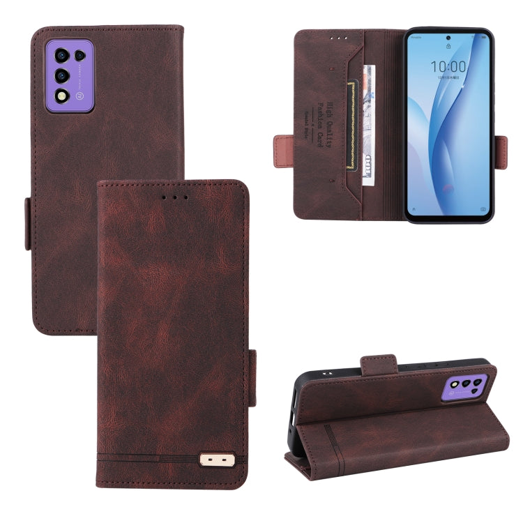 Magnetic Clasp Leather Phone Case, For Samsung Galaxy S23 5G, For Samsung Galaxy S23+ 5G, For Samsung Galaxy S23 Ultra 5G, For ZTE Libero 5G III