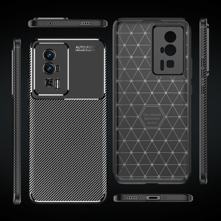 Carbon Fiber Texture Shockproof TPU Phone Case, For Xiaomi Redmi K60, For Xiaomi Redmi K60 Pro, For Xiaomi Redmi K60E