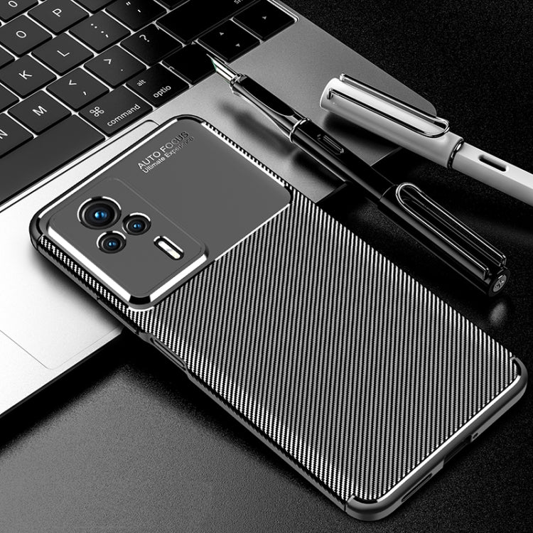 Carbon Fiber Texture Shockproof TPU Phone Case, For Xiaomi Redmi K60, For Xiaomi Redmi K60 Pro, For Xiaomi Redmi K60E