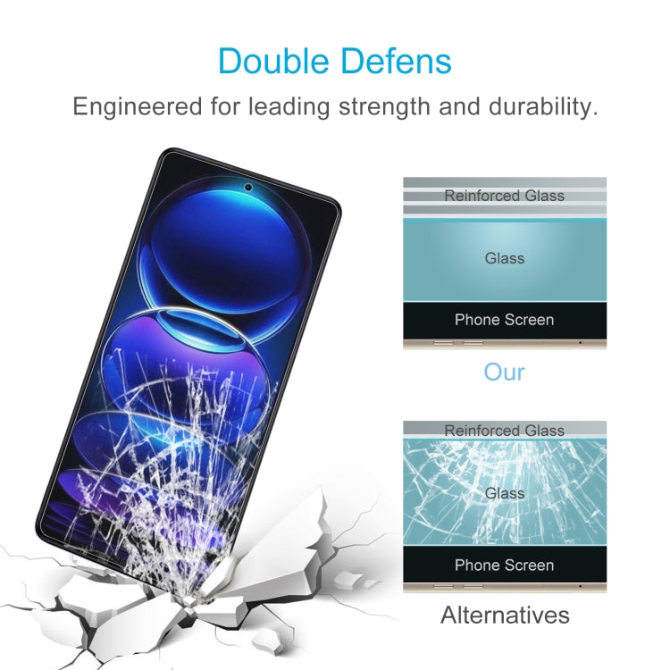 0.26mm 9H 2.5D Tempered Glass Film, For Xiaomi Redmi Note 12 Pro 5G/12 Pro+ Global (1 PC)