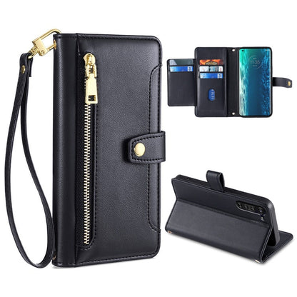 Sheep Texture Cross-body Zipper Wallet Leather Phone Case, For LG Velvet, For Motorola Edge, For Motorola Moto G72 4G, For Motorola Edge X30