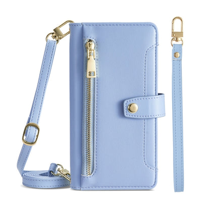 Sheep Texture Cross-body Zipper Wallet Leather Phone Case, For Realme 10 Pro 5G, For Realme GT2 Pro, For vivo X60, For vivo X90
