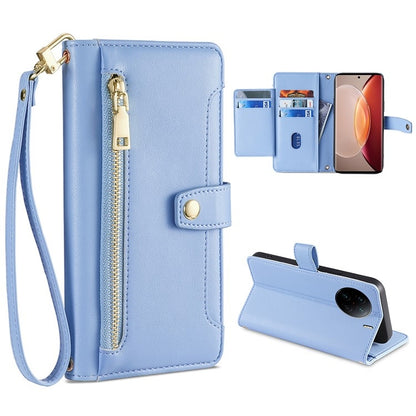 Sheep Texture Cross-body Zipper Wallet Leather Phone Case, For vivo X90 Pro / X90 Pro+, For Google Pixel 7 5G, For Google Pixel 7 Pro, For ASUS Zenfone 9 / Zenfone 9Z