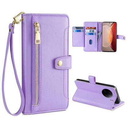 Sheep Texture Cross-body Zipper Wallet Leather Phone Case, For vivo X90 Pro / X90 Pro+, For Google Pixel 7 5G, For Google Pixel 7 Pro, For ASUS Zenfone 9 / Zenfone 9Z