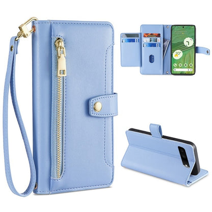 Sheep Texture Cross-body Zipper Wallet Leather Phone Case, For vivo X90 Pro / X90 Pro+, For Google Pixel 7 5G, For Google Pixel 7 Pro, For ASUS Zenfone 9 / Zenfone 9Z