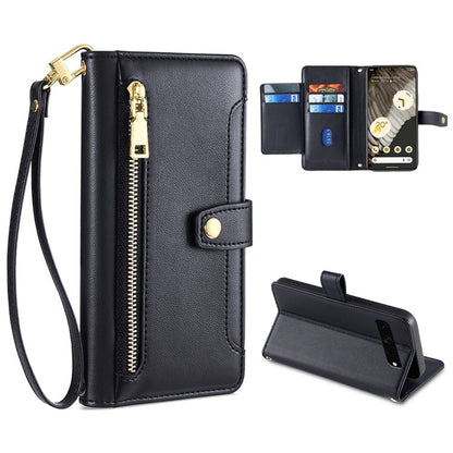 Sheep Texture Cross-body Zipper Wallet Leather Phone Case, For vivo X90 Pro / X90 Pro+, For Google Pixel 7 5G, For Google Pixel 7 Pro, For ASUS Zenfone 9 / Zenfone 9Z