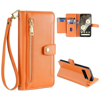 Sheep Texture Cross-body Zipper Wallet Leather Phone Case, For vivo X90 Pro / X90 Pro+, For Google Pixel 7 5G, For Google Pixel 7 Pro, For ASUS Zenfone 9 / Zenfone 9Z