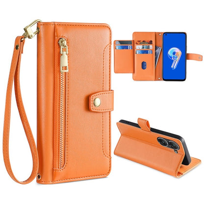 Sheep Texture Cross-body Zipper Wallet Leather Phone Case, For vivo X90 Pro / X90 Pro+, For Google Pixel 7 5G, For Google Pixel 7 Pro, For ASUS Zenfone 9 / Zenfone 9Z