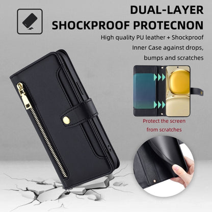Sheep Texture Cross-body Zipper Wallet Leather Phone Case, For Huawei P50, For Huawei P Smart Z / Enjoy 10 Plus, For Huawei Nova 10 Pro, For Huawei Mate 50