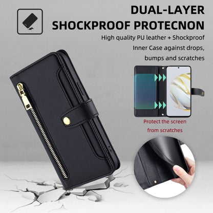 Sheep Texture Cross-body Zipper Wallet Leather Phone Case, For Huawei Nova 10 SE, For Meizu Note 9, For Nokia C21 Plus, For Nokia X30 5G
