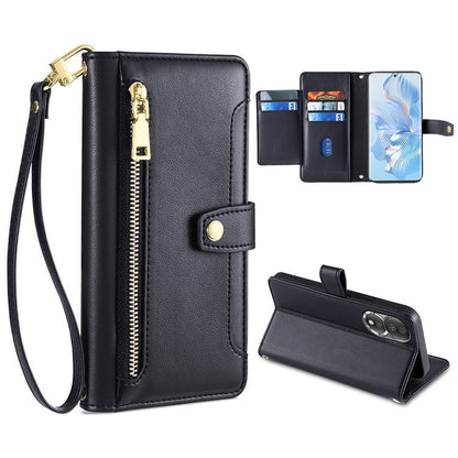 Sheep Texture Cross-body Zipper Wallet Leather Phone Case, For Honor 80, For Honor 10X Lite, For Samsung Galaxy A41, For Samsung Galaxy Note 20 Ultra