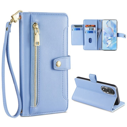 Sheep Texture Cross-body Zipper Wallet Leather Phone Case, For Honor 80, For Honor 10X Lite, For Samsung Galaxy A41, For Samsung Galaxy Note 20 Ultra