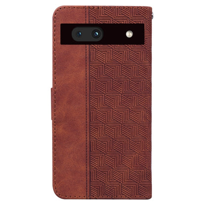Geometric Embossed Flip Leather Phone Case, For Google Pixel 7a, For Infinix Hot 20 Play, For Samsung Galaxy A34 5G, For Samsung Galaxy A54 5G