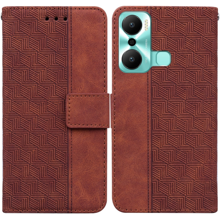 Geometric Embossed Flip Leather Phone Case, For Google Pixel 7a, For Infinix Hot 20 Play, For Samsung Galaxy A34 5G, For Samsung Galaxy A54 5G