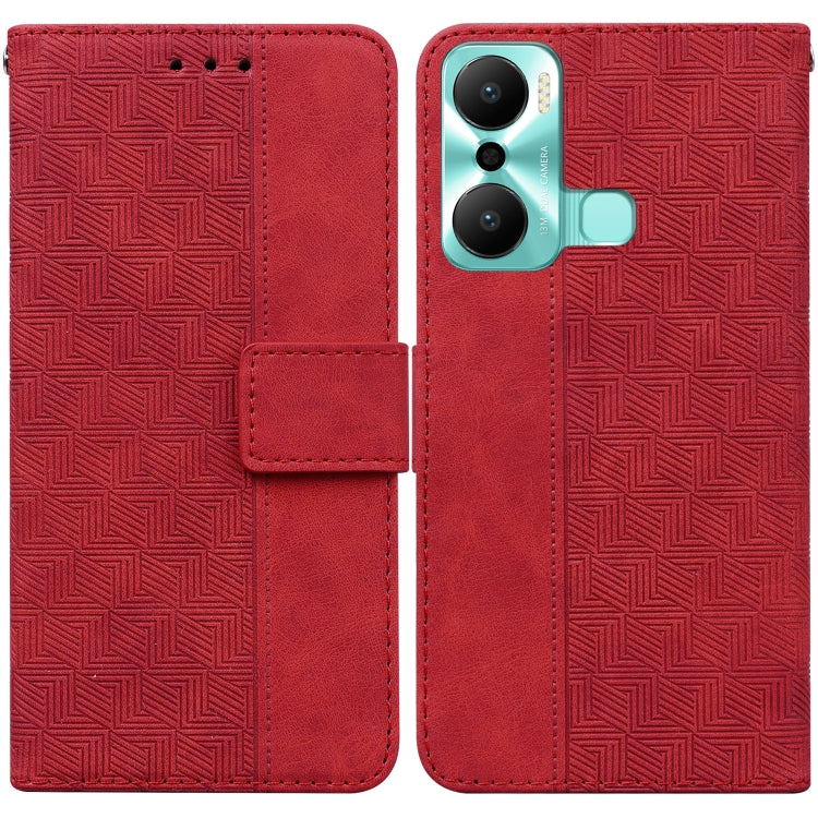 Geometric Embossed Flip Leather Phone Case, For Google Pixel 7a, For Infinix Hot 20 Play, For Samsung Galaxy A34 5G, For Samsung Galaxy A54 5G