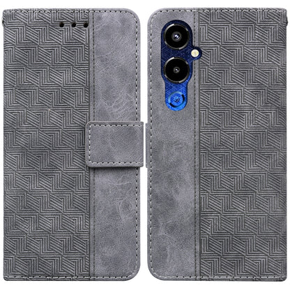 Geometric Embossed Flip Leather Phone Case, For OPPO A58, For Tecno Pova 4 Pro