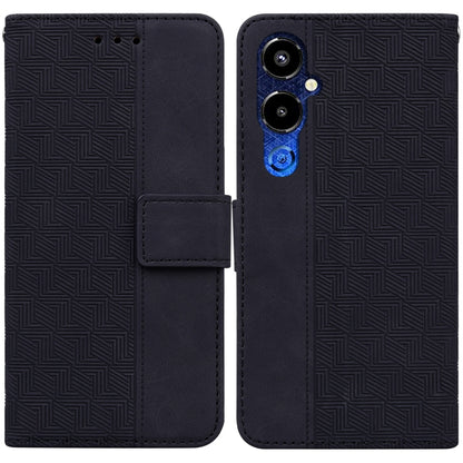 Geometric Embossed Flip Leather Phone Case, For OPPO A58, For Tecno Pova 4 Pro