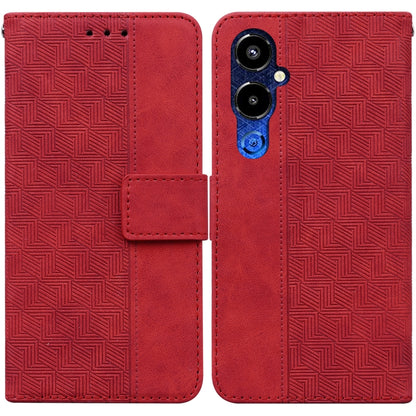 Geometric Embossed Flip Leather Phone Case, For OPPO A58, For Tecno Pova 4 Pro
