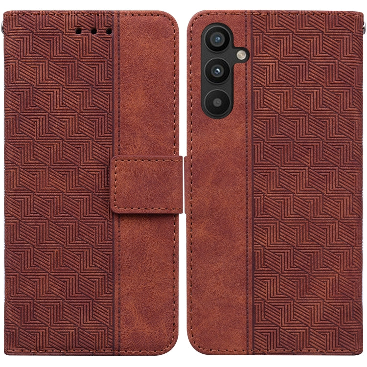 Geometric Embossed Flip Leather Phone Case, For Google Pixel 7a, For Infinix Hot 20 Play, For Samsung Galaxy A34 5G, For Samsung Galaxy A54 5G