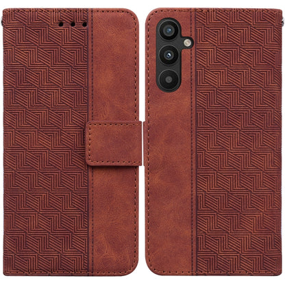 Geometric Embossed Flip Leather Phone Case, For Google Pixel 7a, For Infinix Hot 20 Play, For Samsung Galaxy A34 5G, For Samsung Galaxy A54 5G
