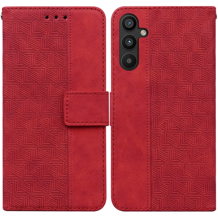 Geometric Embossed Flip Leather Phone Case, For Google Pixel 7a, For Infinix Hot 20 Play, For Samsung Galaxy A34 5G, For Samsung Galaxy A54 5G