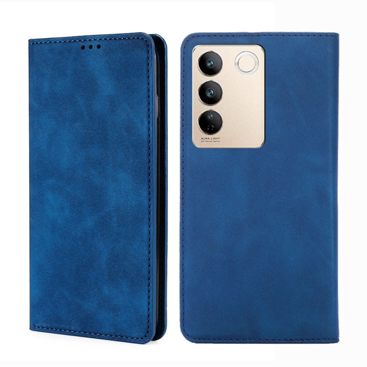 Skin Feel Magnetic Horizontal Flip Leather Phone Case, For vivo S16 / S16 Pro, For vivo Y02 4G, For Fujitsu Arrows N F-51C, For Xiaomi Redmi K60E