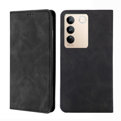 Skin Feel Magnetic Horizontal Flip Leather Phone Case, For vivo S16 / S16 Pro, For vivo Y02 4G, For Fujitsu Arrows N F-51C, For Xiaomi Redmi K60E