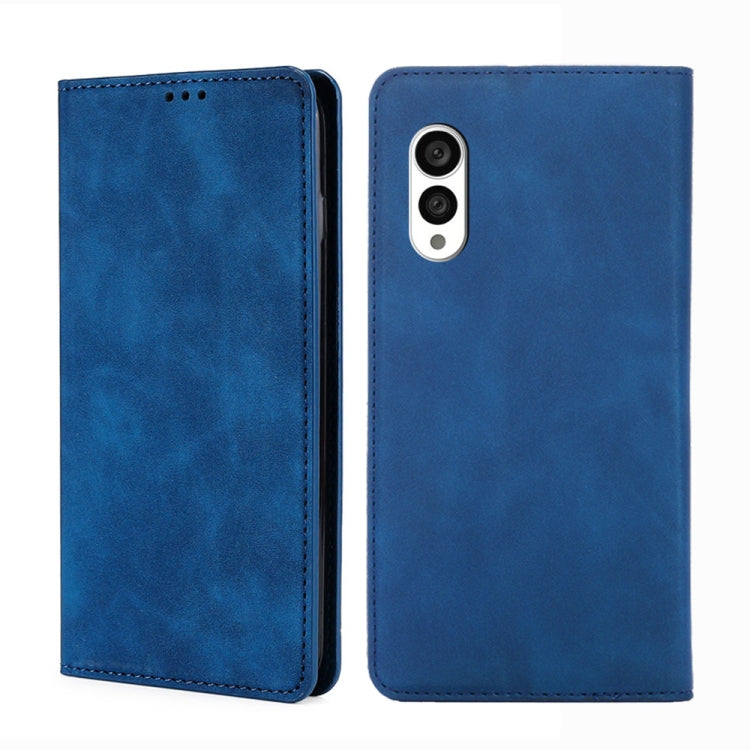 Skin Feel Magnetic Horizontal Flip Leather Phone Case, For vivo S16 / S16 Pro, For vivo Y02 4G, For Fujitsu Arrows N F-51C, For Xiaomi Redmi K60E