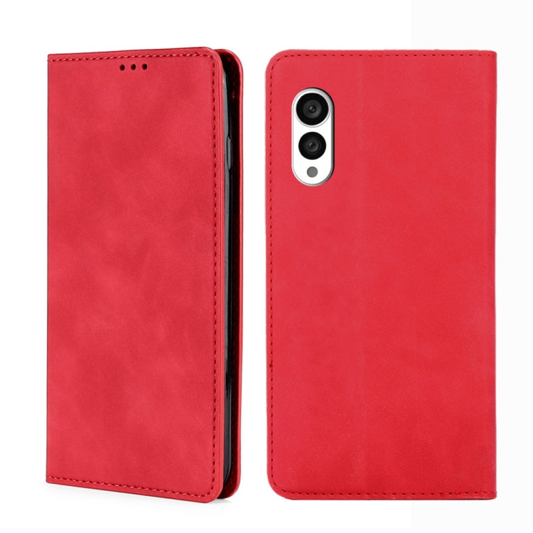 Skin Feel Magnetic Horizontal Flip Leather Phone Case, For vivo S16 / S16 Pro, For vivo Y02 4G, For Fujitsu Arrows N F-51C, For Xiaomi Redmi K60E