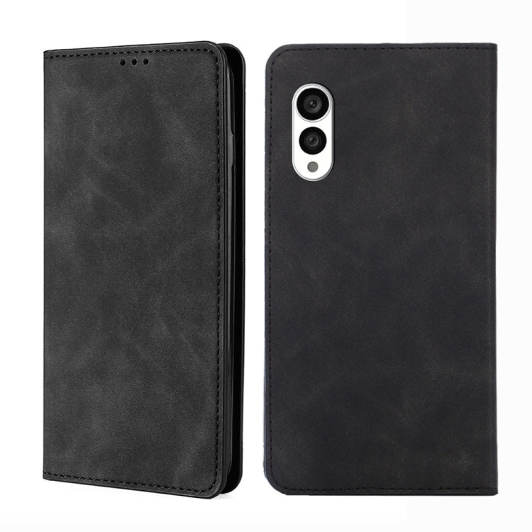 Skin Feel Magnetic Horizontal Flip Leather Phone Case, For vivo S16 / S16 Pro, For vivo Y02 4G, For Fujitsu Arrows N F-51C, For Xiaomi Redmi K60E