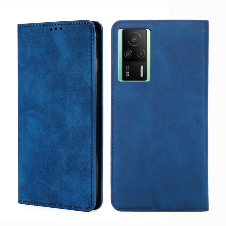 Skin Feel Magnetic Horizontal Flip Leather Phone Case, For vivo S16 / S16 Pro, For vivo Y02 4G, For Fujitsu Arrows N F-51C, For Xiaomi Redmi K60E