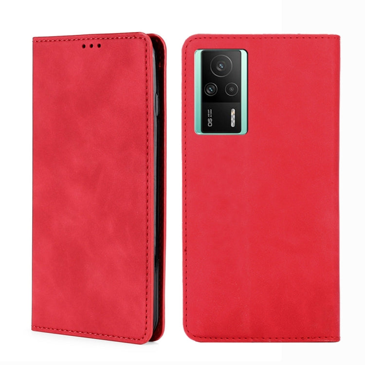 Skin Feel Magnetic Horizontal Flip Leather Phone Case, For vivo S16 / S16 Pro, For vivo Y02 4G, For Fujitsu Arrows N F-51C, For Xiaomi Redmi K60E