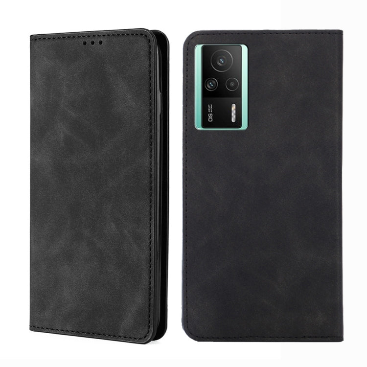 Skin Feel Magnetic Horizontal Flip Leather Phone Case, For vivo S16 / S16 Pro, For vivo Y02 4G, For Fujitsu Arrows N F-51C, For Xiaomi Redmi K60E