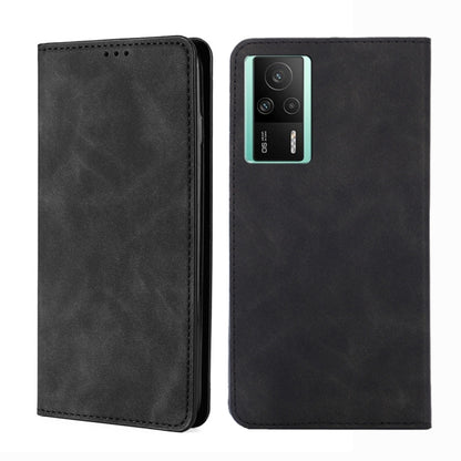 Skin Feel Magnetic Horizontal Flip Leather Phone Case, For vivo S16 / S16 Pro, For vivo Y02 4G, For Fujitsu Arrows N F-51C, For Xiaomi Redmi K60E
