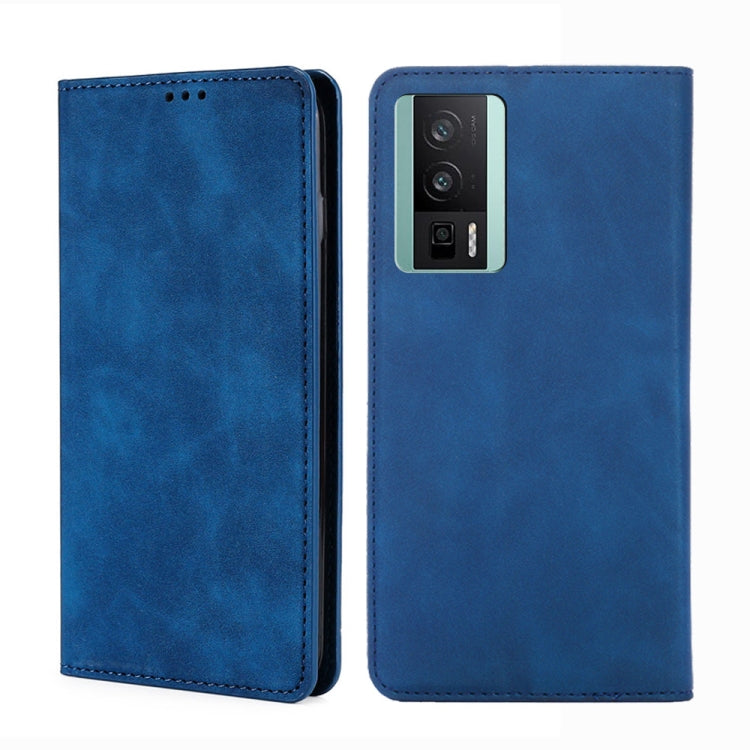 Skin Feel Magnetic Horizontal Flip Leather Phone Case, For Xiaomi Redmi K60 / K60 Pro, For Honor 80 GT, For OnePlus 11